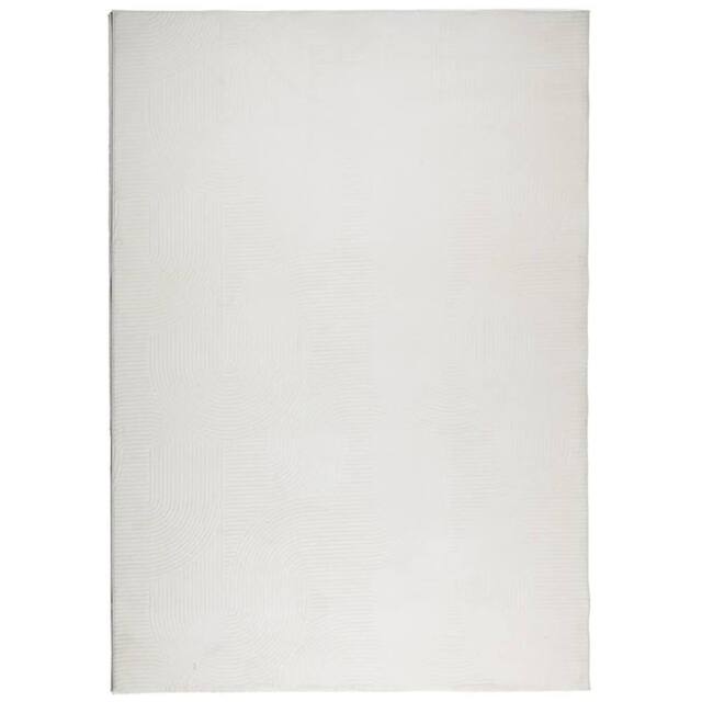 Berkfield Home Rug IZA Short Pile Scandinavian Look Cream 140x200 cm - Size: Medium - image 1