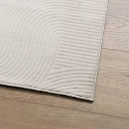 Berkfield Home Rug IZA Short Pile Scandinavian Look Cream 140x200 cm - Size: Medium - thumbnail 4