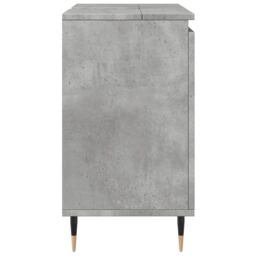 Berkfield Home Bathroom Cabinet Concrete Grey 58x33x60 cm Engineered Wood - Size: 58 x 33 x 60 cm - thumbnail 5