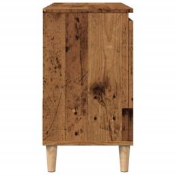 Berkfield Home Sink Cabinet Old Wood 65x33x60 cm Engineered Wood in Brown - Size: 65 x 33 x 60 cm - thumbnail 6