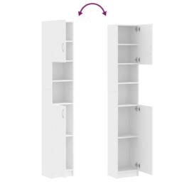 Berkfield Home Spacious Bathroom Cabinet White 32x25.5x190 cm Engineered Wood - thumbnail 9