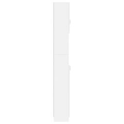 Berkfield Home Spacious Bathroom Cabinet White 32x25.5x190 cm Engineered Wood - thumbnail 7
