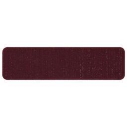 Berkfield Home Stair Mats with Latex Backing Bordeaux 20x75 cm - Size: Medium - thumbnail 2
