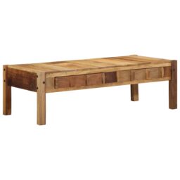 Berkfield Home Coffee Table 110x55x35 cm Solid Wood Reclaimed in Brown - Size: 110 x 55 x 35 cm - thumbnail 8