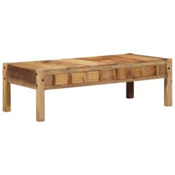 Berkfield Home Coffee Table 110x55x35 cm Solid Wood Reclaimed in Brown - Size: 110 x 55 x 35 cm - thumbnail 2
