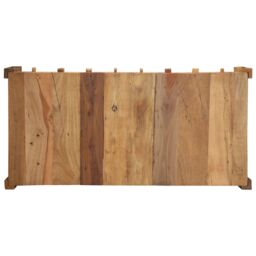Berkfield Home Coffee Table 110x55x35 cm Solid Wood Reclaimed in Brown - Size: 110 x 55 x 35 cm - thumbnail 7