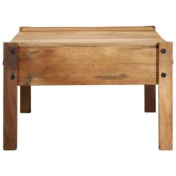 Berkfield Home Coffee Table 110x55x35 cm Solid Wood Reclaimed in Brown - Size: 110 x 55 x 35 cm - thumbnail 5