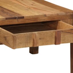 Berkfield Home Coffee Table 110x55x35 cm Solid Wood Reclaimed in Brown - Size: 110 x 55 x 35 cm - thumbnail 9