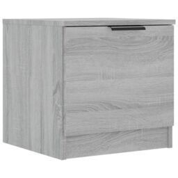 Berkfield Home Bedside Cabinets 2 pcs Grey Sonoma 40x39x40 cm - Size: 40 x 39 x 40 cm - thumbnail 6