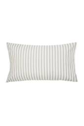 Helena Springfield 'Ticking Stripe' Cotton Duvet Cover Set in Cream - Size: Single - thumbnail 3