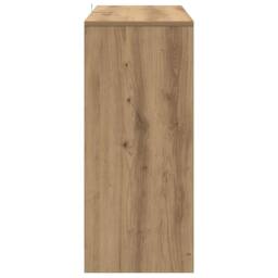 Berkfield Home Sideboard Artisan Oak 102x33x75 cm Engineered Wood in Brown - Size: 102 x 33 x 75 cm - thumbnail 6