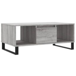 Berkfield Home Coffee Table Grey Sonoma 90x50x36.5 cm Engineered Wood - thumbnail 2