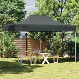 Berkfield Home Professional Folding Party Tent 3x4 m Steel Anthracite in Charcoal - thumbnail 2