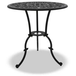 Centurion Supports BANGUI Garden & Patio Cast Aluminium Bistro Table in Black - thumbnail 3