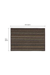 JVL Arona Machine Washable Latex Backed Runner Doormat, 57x150cm, Brown - Size: 50 cm x 150 cm - thumbnail 5