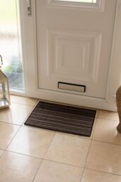 JVL Arona Machine Washable Latex Backed Runner Doormat, 57x150cm, Brown - Size: 50 cm x 150 cm - thumbnail 2