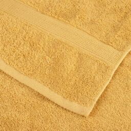 Berkfield Home Premium Guest Towels SOLUND 2pcs Gold 30x50cm 600gsm - thumbnail 5