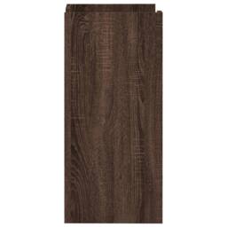 Berkfield Home Sideboard Brown Oak 45x35x75 cm Engineered Wood - Size: 45 x 35 x 75 cm - thumbnail 5