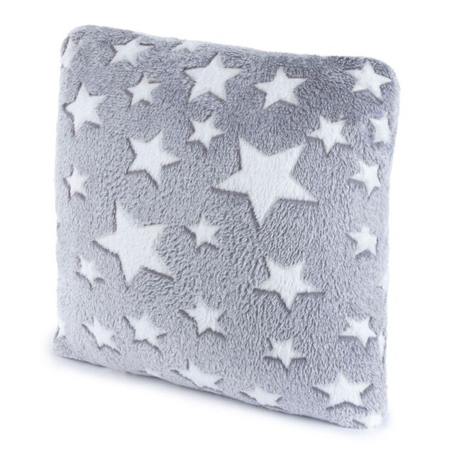 Wicked Gizmos Unicorn Glow in the Dark Cushion - Pink in Grey - image 1