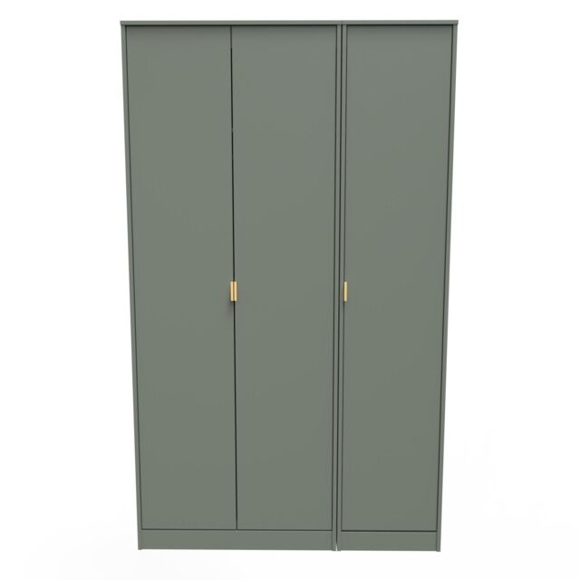 Ready Assembled 2 U Fuji 3 Door Wardrobe (Ready Assembled) in Pale Green - image 1
