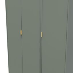 Ready Assembled 2 U Fuji 3 Door Wardrobe (Ready Assembled) in Pale Green - thumbnail 4