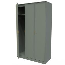 Ready Assembled 2 U Fuji 3 Door Wardrobe (Ready Assembled) in Pale Green - thumbnail 5