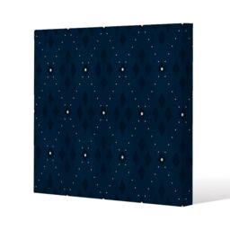 Benjamin Tate Design Diagonal dot stripes (Canvas Print) / 101 x 101 x 4cm in Natural - Size: 101 x 101 x 4 cm - thumbnail 1