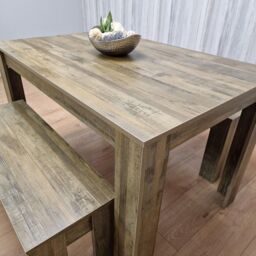 KOSY KOALA Wooden Dining Table & 2 Benches kitchen table Set space saver - thumbnail 6