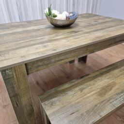 KOSY KOALA Wooden Dining Table & 2 Benches kitchen table Set space saver - thumbnail 7