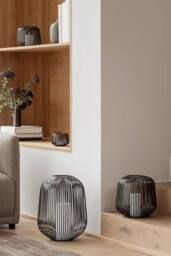 Blomus Lito Lantern Candle Holder Medium - Black - thumbnail 4