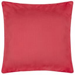 Morris & Co Strawberry Thief Piped Outdoor Cushion in Coral - Size: 50 cm x 50 cm - thumbnail 3
