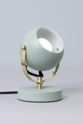 BHS Lighting Rowan Eyeball Table Lamp in Green - thumbnail 1