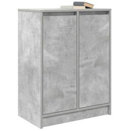 Berkfield Home Sideboard Concrete Grey 57x34x76 cm Engineered Wood - Size: 57 x 34 x 76 cm - thumbnail 4