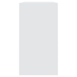 Berkfield Home Shoe Cabinet White 80x34x63 cm Engineered Wood - Size: 80 x 34 x 63 cm - thumbnail 6