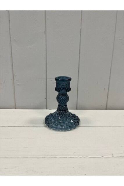 KDMD Blue Glass Candle Holder - 10mm - image 1