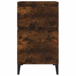 Berkfield Home Elegant Bedside Cabinets 2 pcs Smoked Oak 40x35x70 cm in Brown - Size: 40 x 35 x 70 cm - thumbnail 6