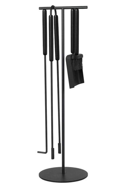 Blomus Ashi 5 Piece Fireplace Tool Set - Black Oak - image 1