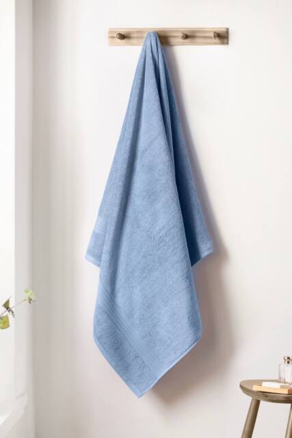 Bianca 'Supima Cotton' Towel in Blue - Size: Bath Sheet - image 1