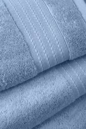 Bianca 'Supima Cotton' Towel in Blue - Size: Bath Sheet - thumbnail 2