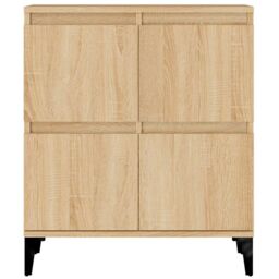 Berkfield Home Sideboard Sonoma Oak 60x35x70 cm Engineered Wood in Brown - Size: 60 x 35 x 70 cm - thumbnail 6