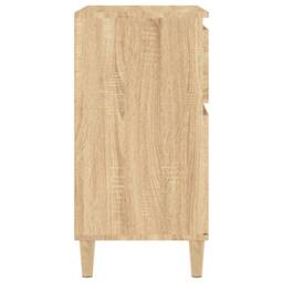 Berkfield Home Sideboard Sonoma Oak 60x35x70 cm Engineered Wood in Light Brown - Size: 60 x 35 x 70 cm - thumbnail 8