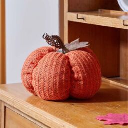 Marco Paul Halloween 18cm Orange Plush Autumn Décor Pumpkin Décor - thumbnail 1
