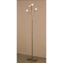 Netlighting Pietra Floor Lamp 4 Light G9 Antique Brass NOT LEDCFL Compatible in Bronze - thumbnail 2