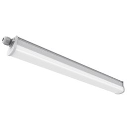Nordlux Modern Indoor Batten Light Fitting Grey Plastic Intergrated LED 25, 000hrs - Mains Powered, IP65 - thumbnail 1