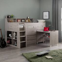 Cheshire Lake Midsleeper Grey Oak - Single (90cm) - thumbnail 3