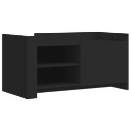 Berkfield Home Coffee Table Black 100x50x50 cm Engineered Wood - Size: 100 x 50 x 50 cm