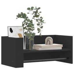 Berkfield Home Wall Shelf Black 70.5x35x30.5 cm Engineered Wood - thumbnail 3