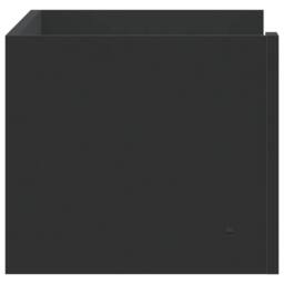 Berkfield Home Wall Shelf Black 70.5x35x30.5 cm Engineered Wood - thumbnail 5