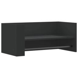 Berkfield Home Wall Shelf Black 70.5x35x30.5 cm Engineered Wood - thumbnail 2