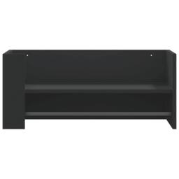 Berkfield Home Wall Shelf Black 70.5x35x30.5 cm Engineered Wood - thumbnail 4